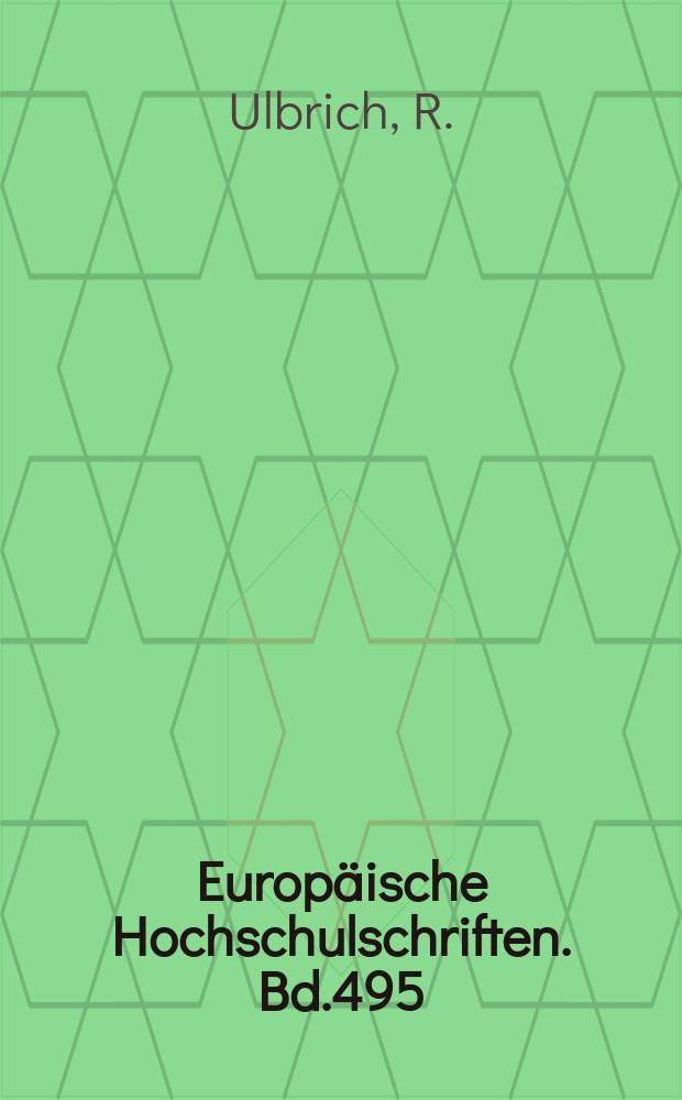 Europäische Hochschulschriften. Bd.495 : Russische Philosophie und Marxismus