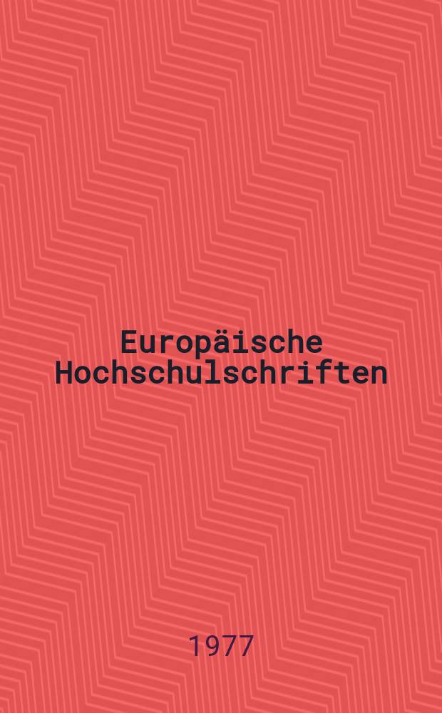Europäische Hochschulschriften = Publications universitaires européennes = European university papers. R.27 Sér.27 Ser.27, Asiatische und afrikanische Studien. Études asiatiques et africaines. Asian and African studies