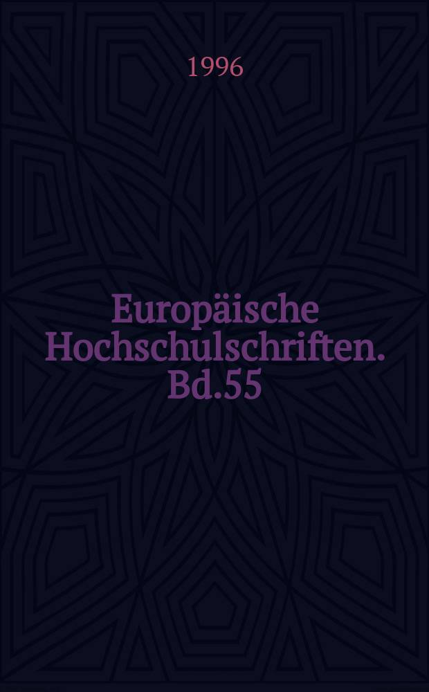 Europ&auml;ische Hochschulschriften. Bd.55 : Das wechselseitige Bild ...
