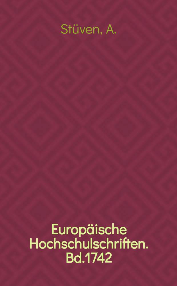Europäische Hochschulschriften. Bd.1742 : Rechtliche Ausprägungen ...