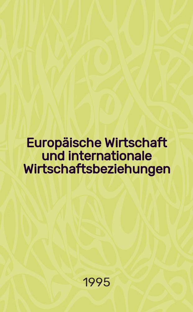 Europäische Wirtschaft und internationale Wirtschaftsbeziehungen : Diskussionsbeitrag. №1 : Telecommunication in systemic ...