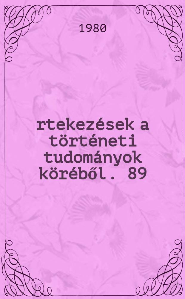 Értekezések a történeti tudományok köréből. 89 : A KMP stratégiai irányvenalának alakulása ...