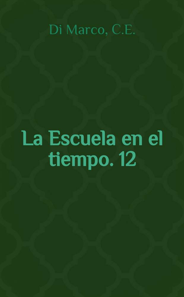 La Escuela en el tiempo. 12 : Ritmo, música y deficientes...