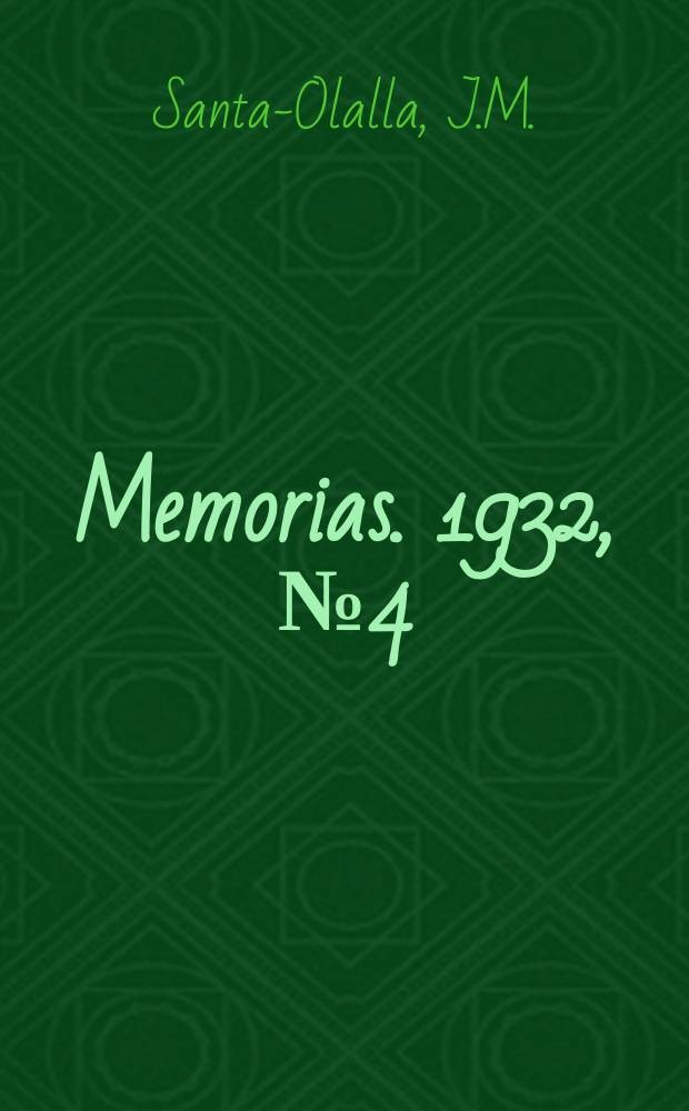 [Memorias]. 1932, №4(125) : Excavaciones en la necrópolis visigoda de Herrera de Pisuerga (Palencia)