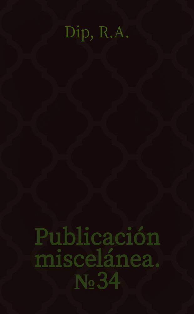 Publicación miscelánea. №34 : Síntesis de los esayos comparativos de variedades de caña de azúcar para el periodo 1959-1969
