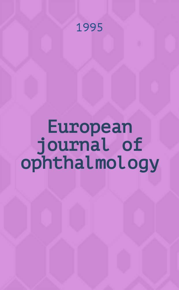 European journal of ophthalmology