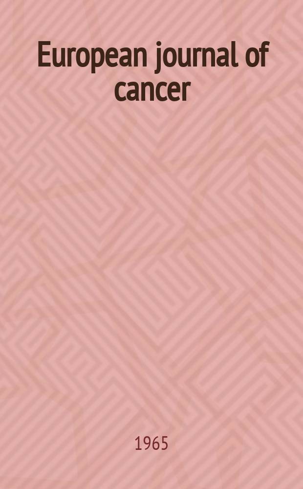 European journal of cancer