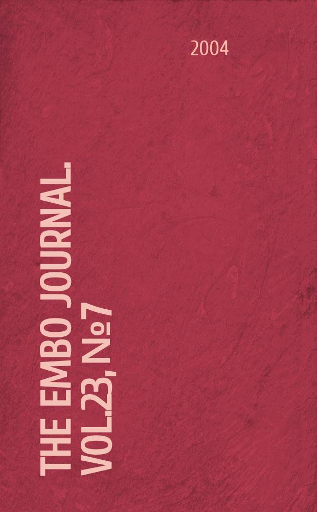 The EMBO journal. Vol.23, №7