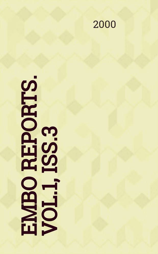 EMBO reports. Vol.1, Iss.3