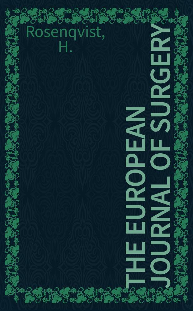 The European journal of surgery : The primary treatment of extensive burns