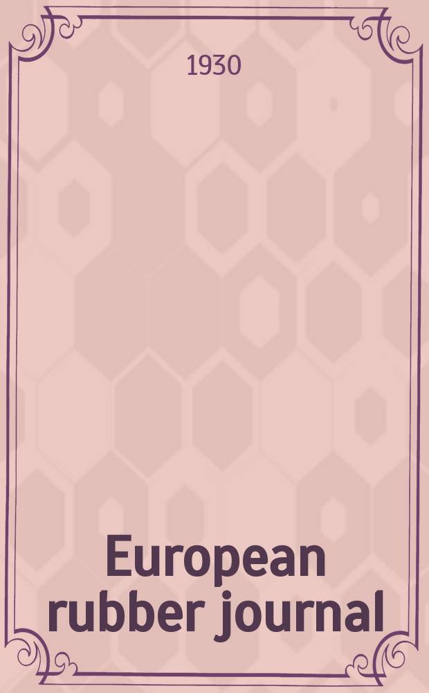 European rubber journal