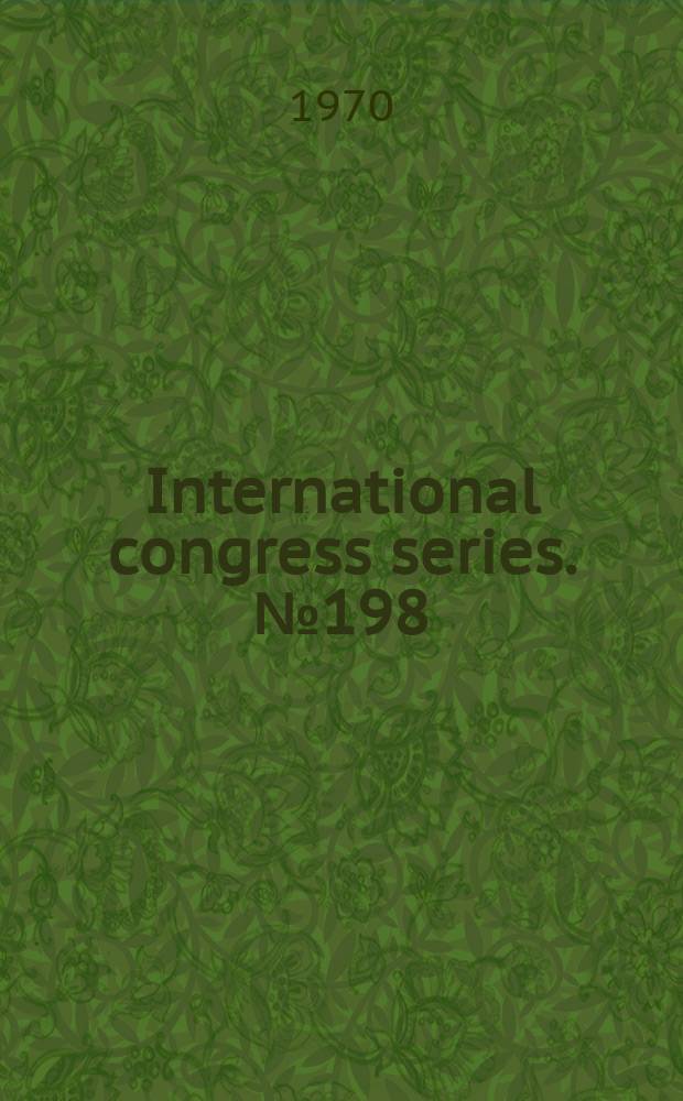 International congress series. №198 : The Problems of species difference and statistics in toxicology