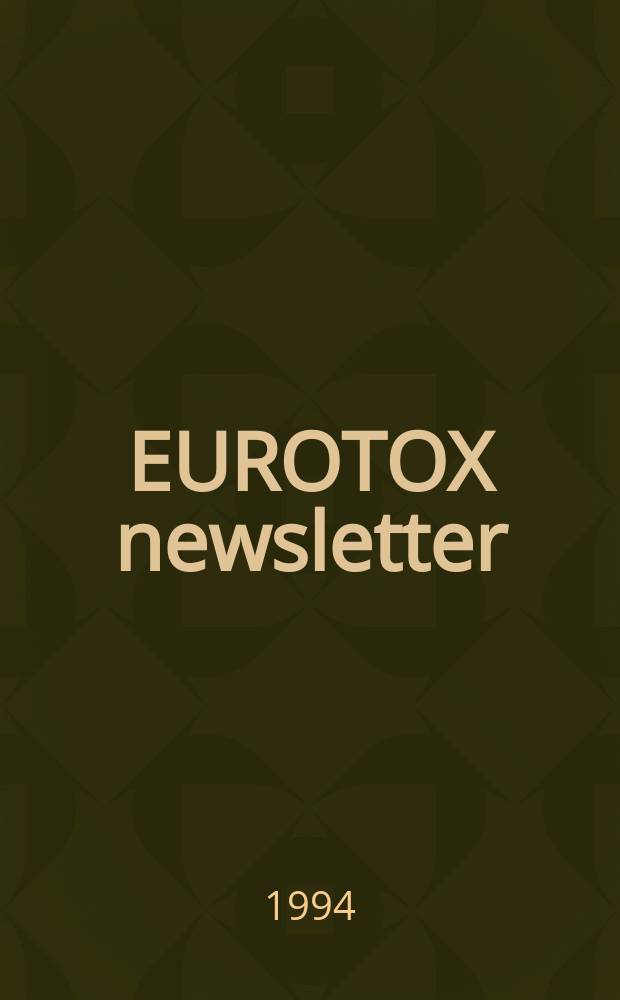 EUROTOX newsletter