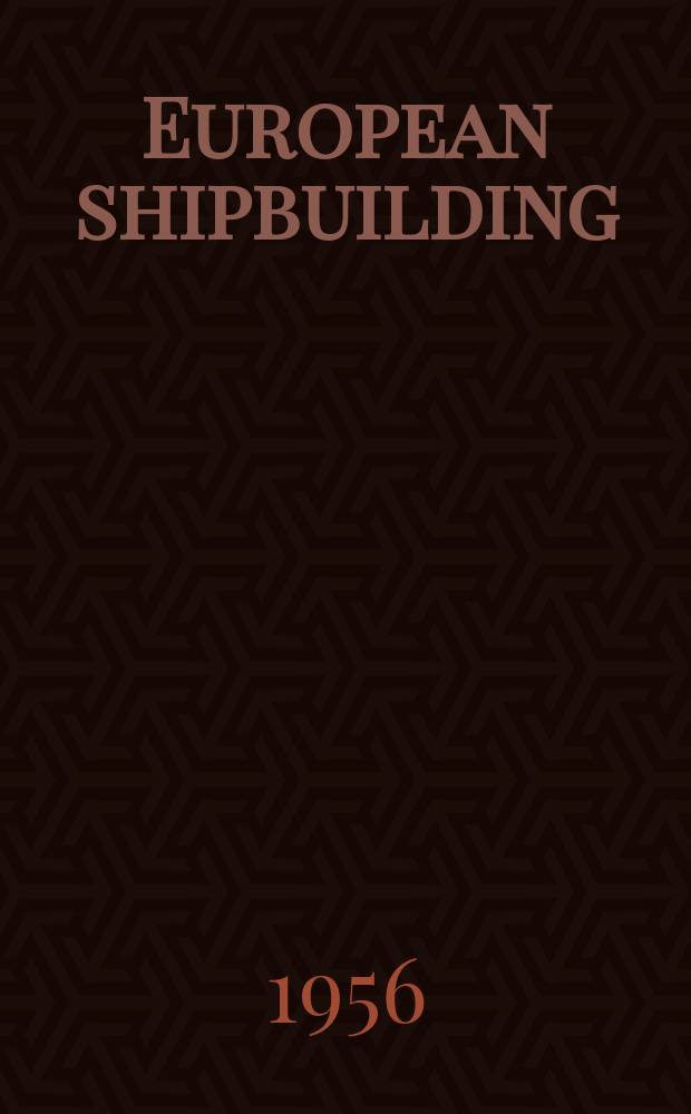 European shipbuilding