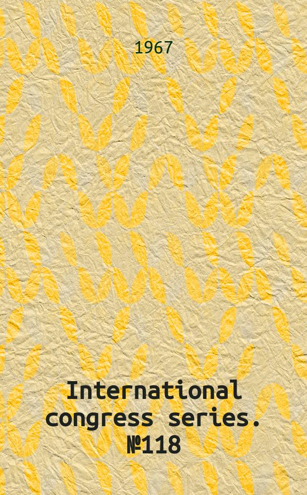 International congress series. №118 : Neurotoxicity of drugs