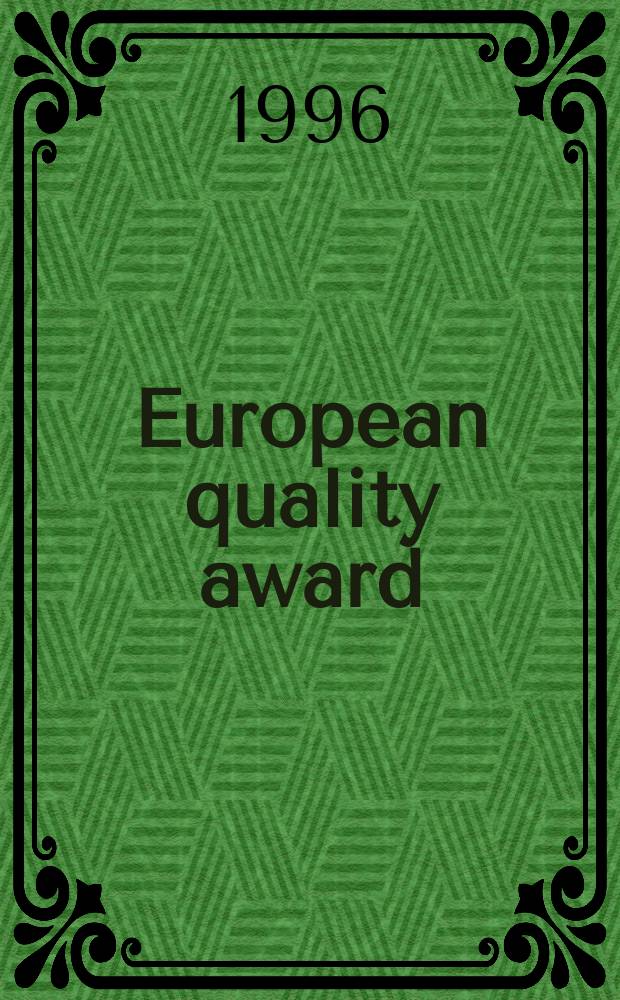 European quality award : Offic. publ