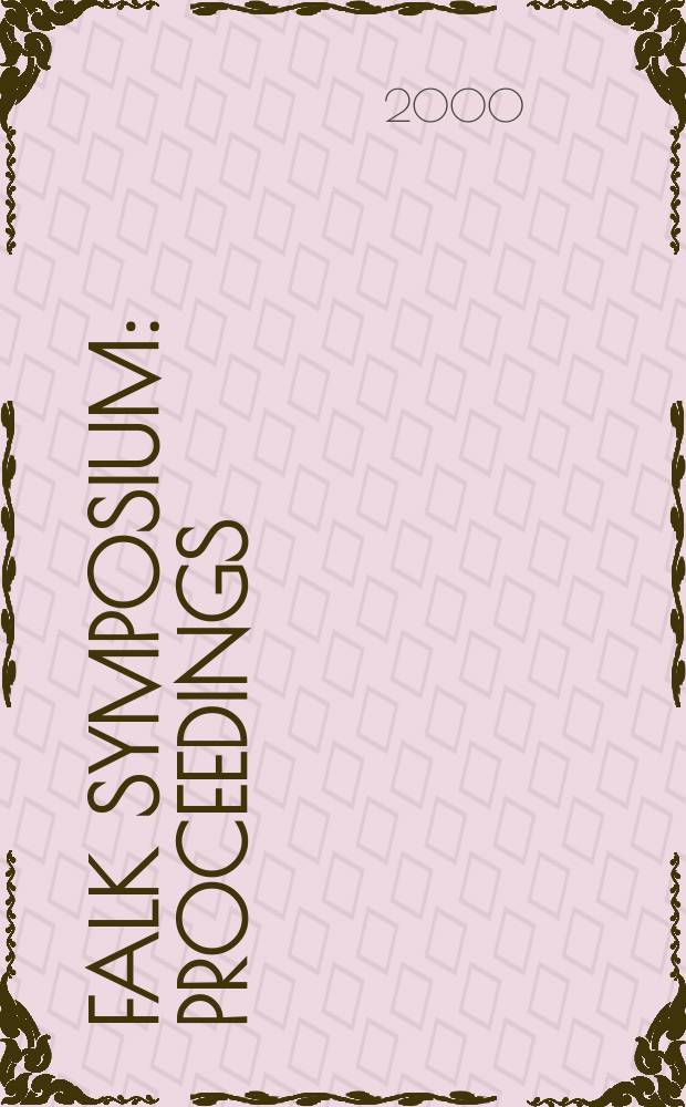 Falk symposium : Proceedings : Bile acids in hepatobiliary disease