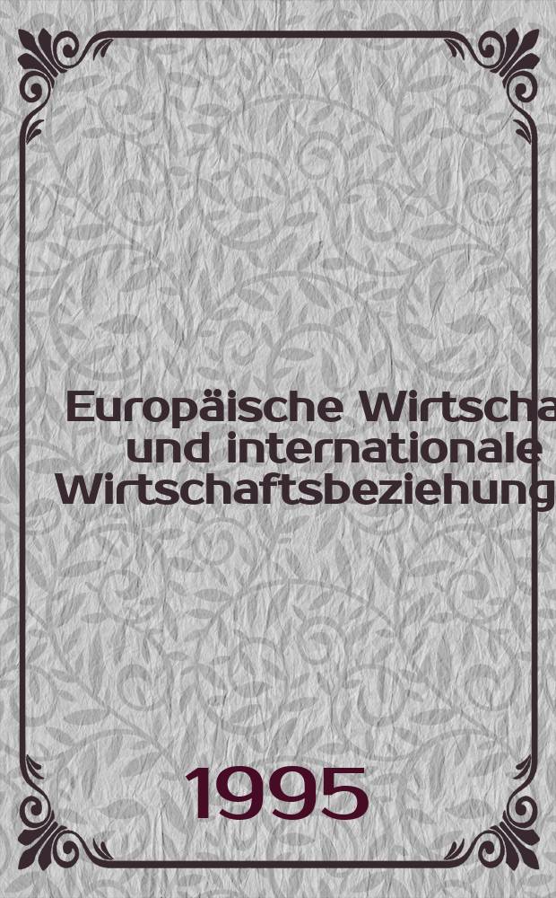Europäische Wirtschaft und internationale Wirtschaftsbeziehungen : Diskussionsbeitrag. №12 : Towards full employment and growth ...