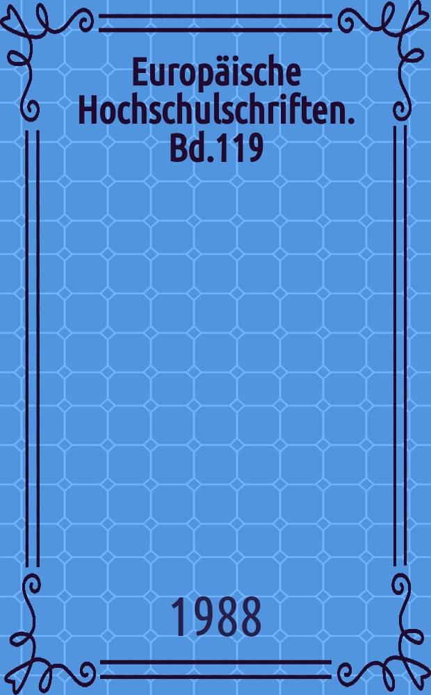 Europäische Hochschulschriften. Bd.119 : Die Mittelmeerpolitik der EG und der Nord - ...