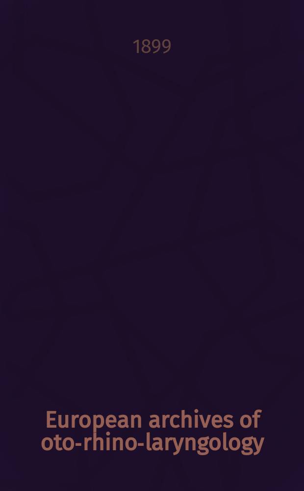 European archives of oto-rhino-laryngology : Offic. j. of the Europ. federation of oto-rhino-laryngological soc. (EUFOS) Affiliated with the German soc. for oto-rhino-laryngology-head a. neck surgery. Bd.46, H.2