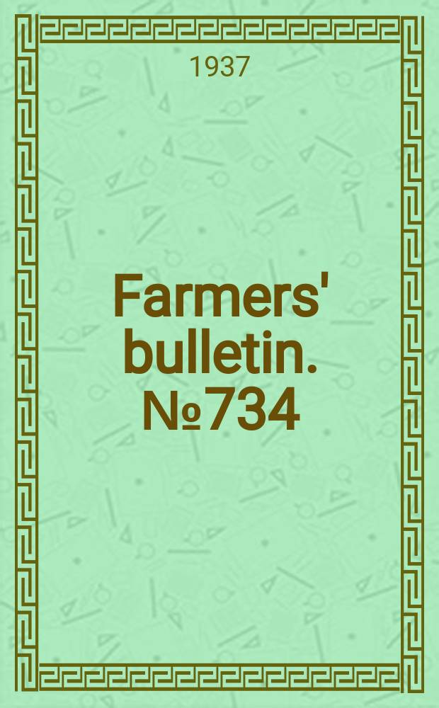Farmers' bulletin. №734 : Flytraps and their operation