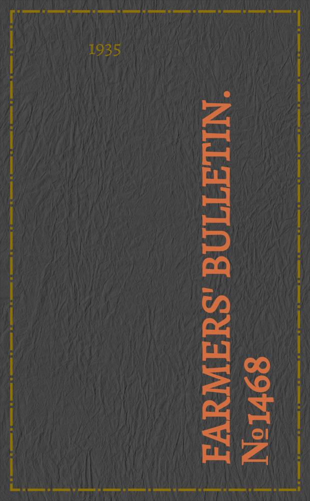 Farmers' bulletin. №1468 : Muskmelons