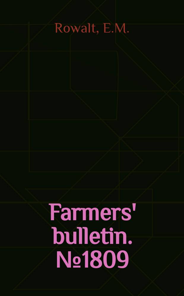 Farmers' bulletin. №1809 : Soil defense in the South