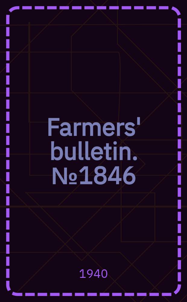 Farmers' bulletin. №1846 : Supplemental irrigation