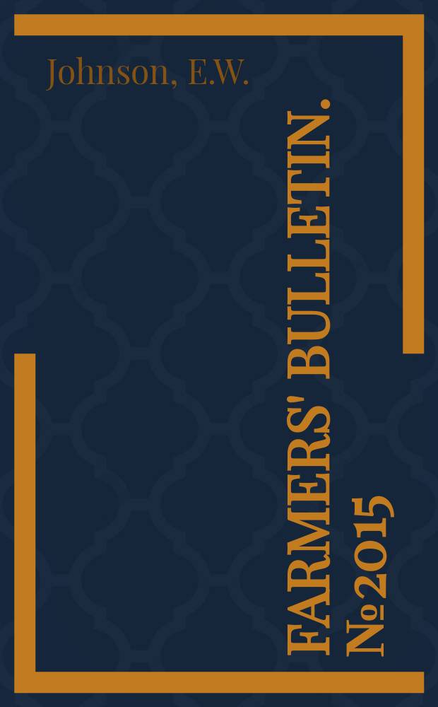 Farmers' bulletin. №2015 : Ornamental wood vines for the southern Great Plains