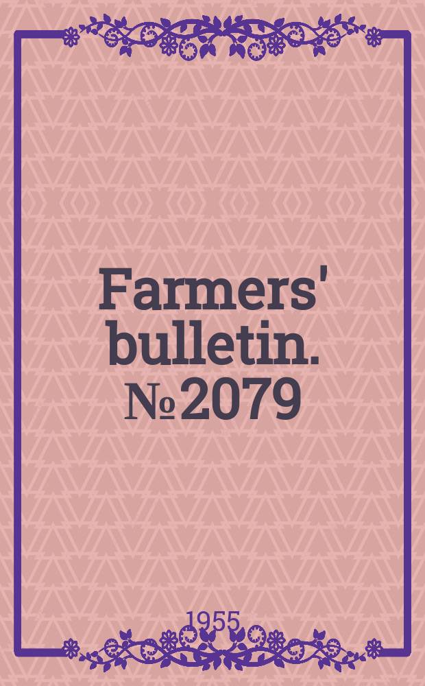 Farmers' bulletin. №2079 : Farm methods of cooling milk