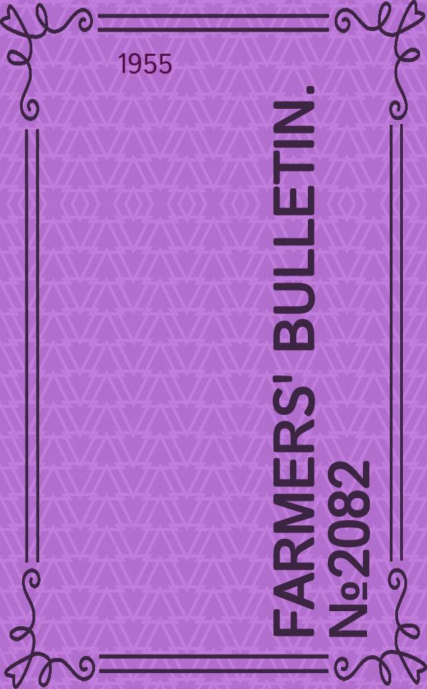 Farmers' bulletin. №2082 : Commercial production of greenhouse tomatoes