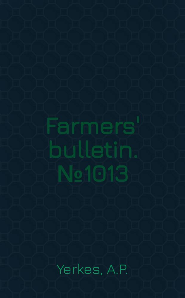 Farmers' bulletin. №1013 : Practical hints on running a gas engine