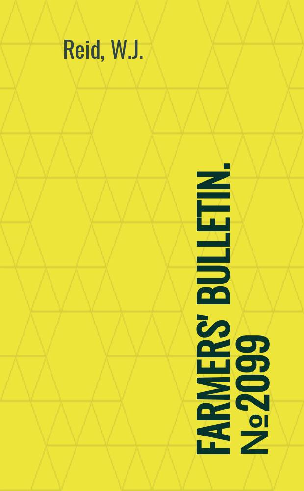 Farmers' bulletin. №2099 : Control of caterpillars on commercial cabbage and other cole crops in the South