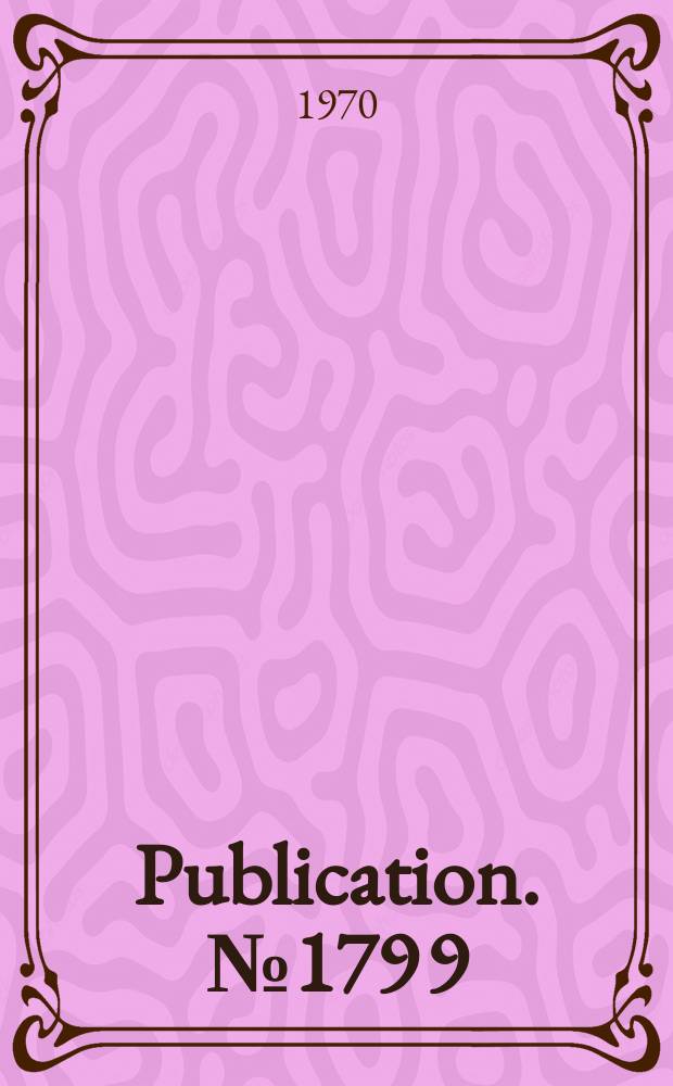 Publication. №179[9] : Universal decimal classification