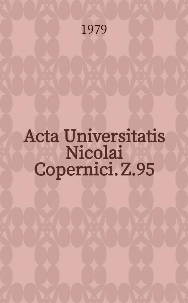 Acta Universitatis Nicolai Copernici. Z.95 : (Literatura)