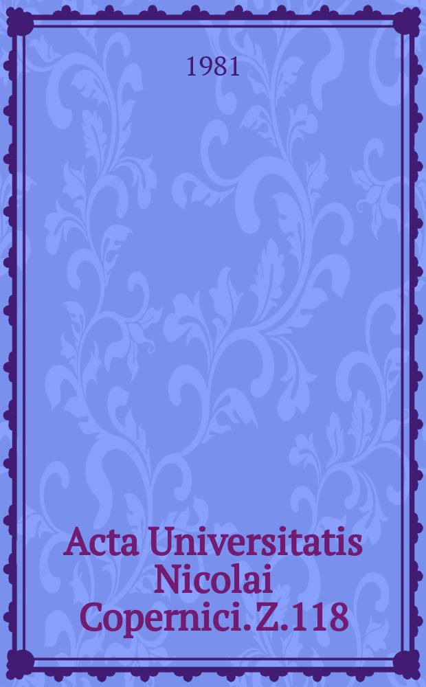 Acta Universitatis Nicolai Copernici. Z.118 : (Językoznawstwo)