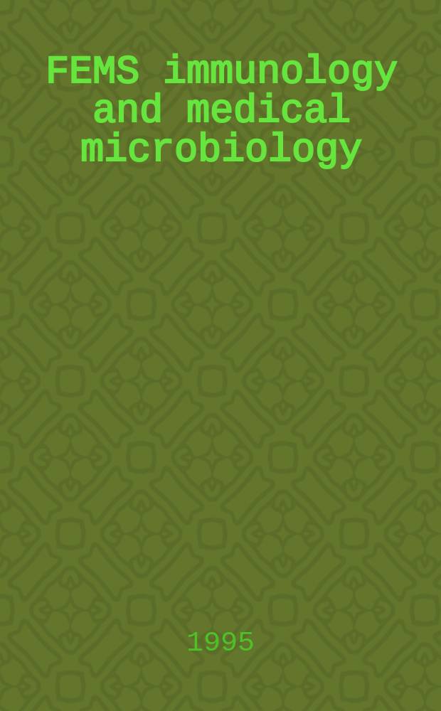 FEMS immunology and medical microbiology