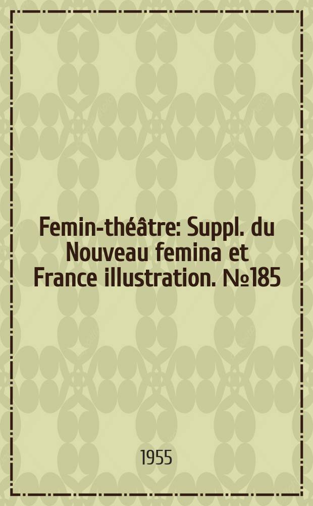 Femina- théâtre : Suppl. du Nouveau femina [et] France illustration. №185 : Moll Flanders