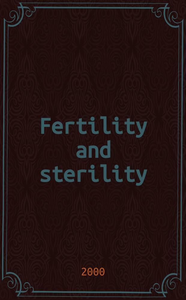 Fertility and sterility : A journal devoted to the clinical aspects of infertility Offic. journal of the American soc. for the study of sterility. Vol.73, №2
