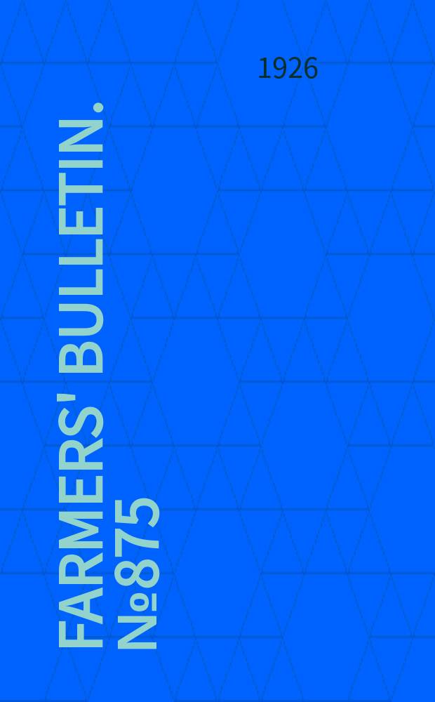 Farmers' bulletin. №875 : The rough - headed corn stalk - beetle in the Southern States and its control