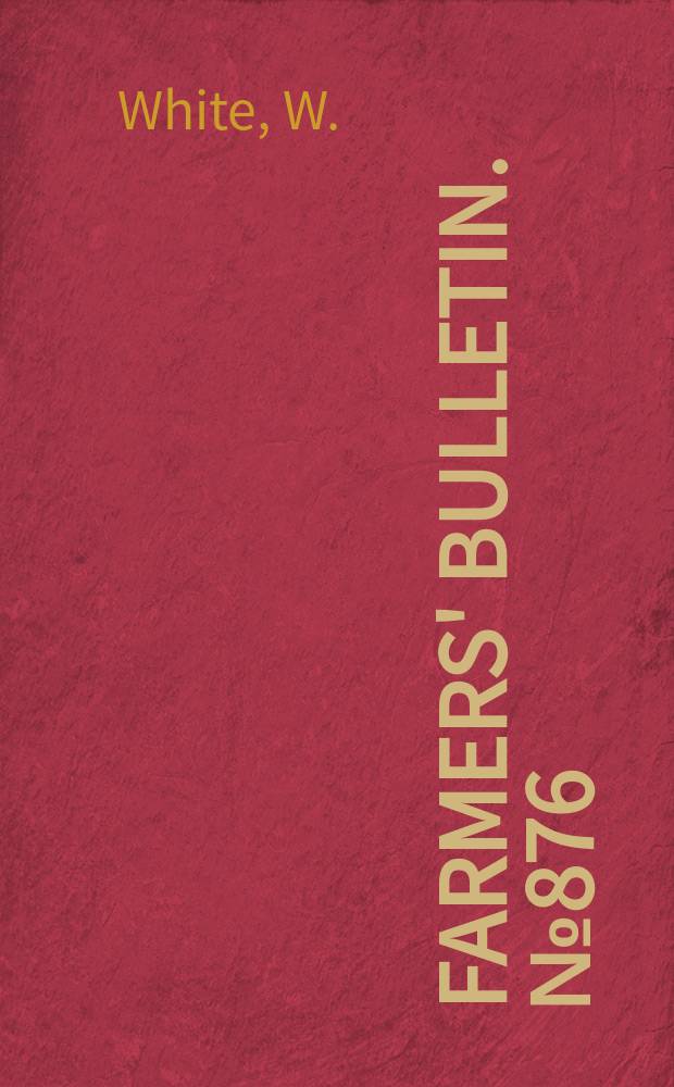 Farmers' bulletin. №876 : Making butter on the farm