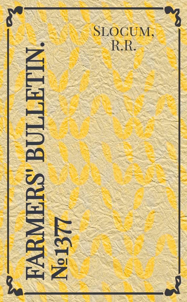 Farmers' bulletin. №1377 : Marketing poultry