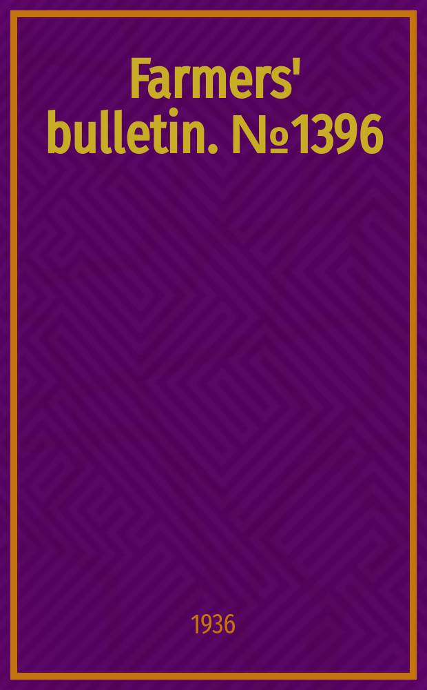 Farmers' bulletin. №1396 : The dasheen. A southern root crop for home use and market