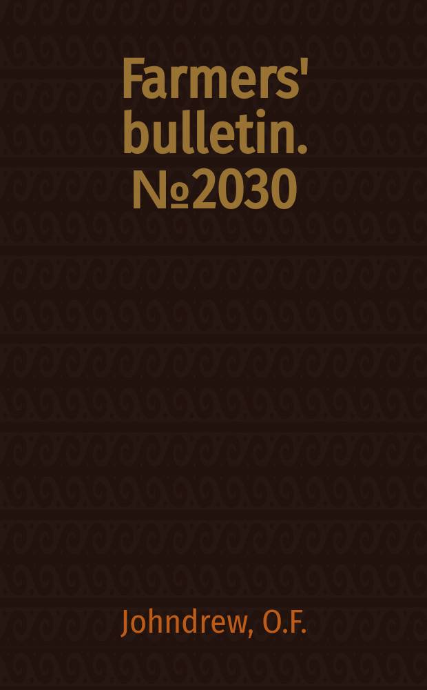 Farmers' bulletin. №2030 : Marketing farm poultry