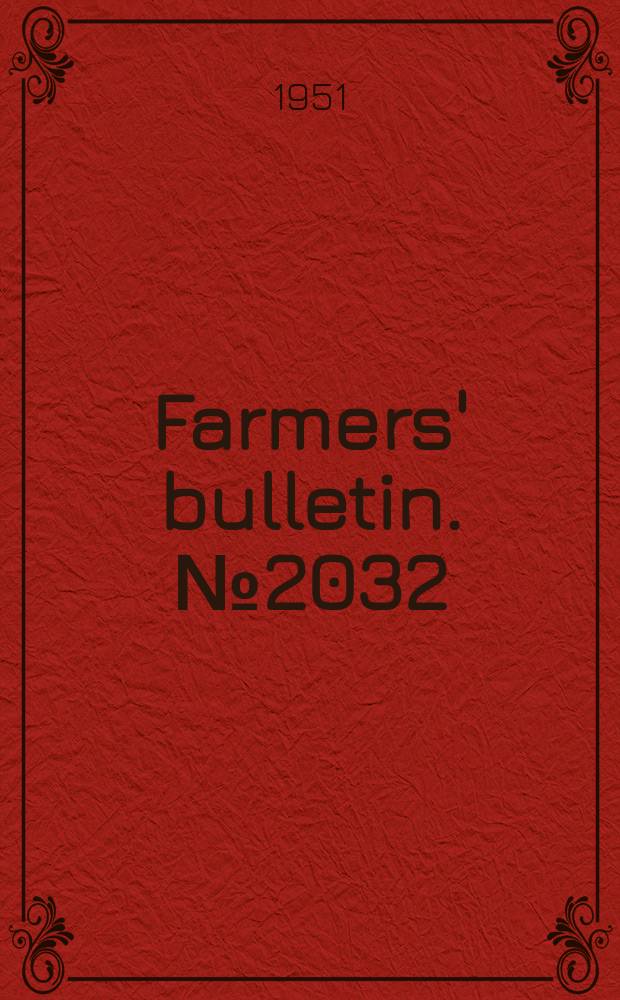 Farmers' bulletin. №2032 : Liming soils for better farming