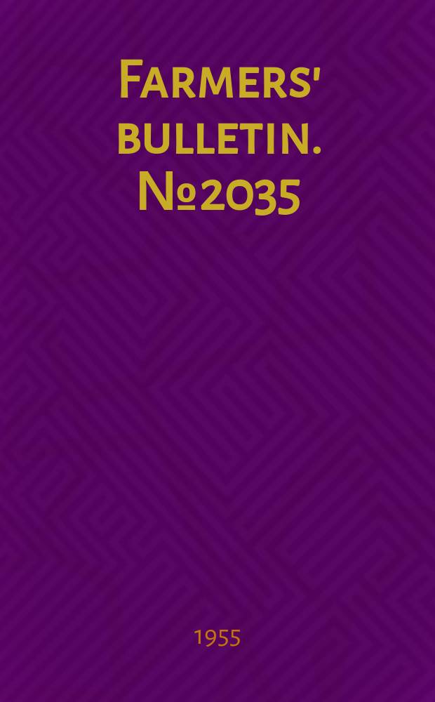 Farmers' bulletin. №2035 : Making land produce useful wildlife