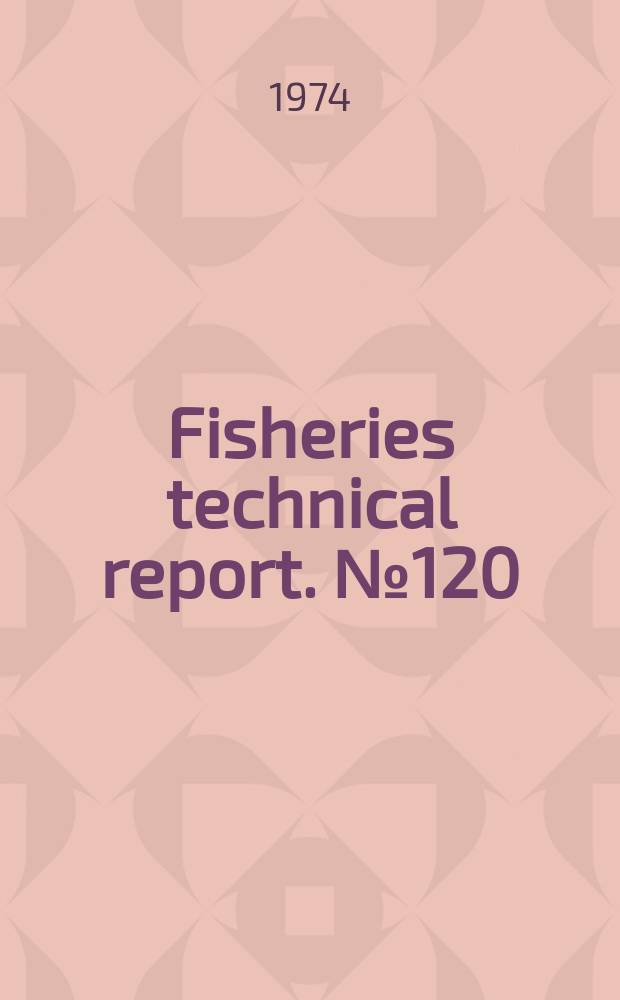 Fisheries technical report. №120 : The North Canterbury trout ...