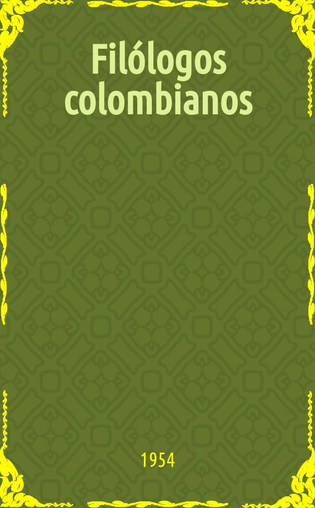 Filólogos colombianos