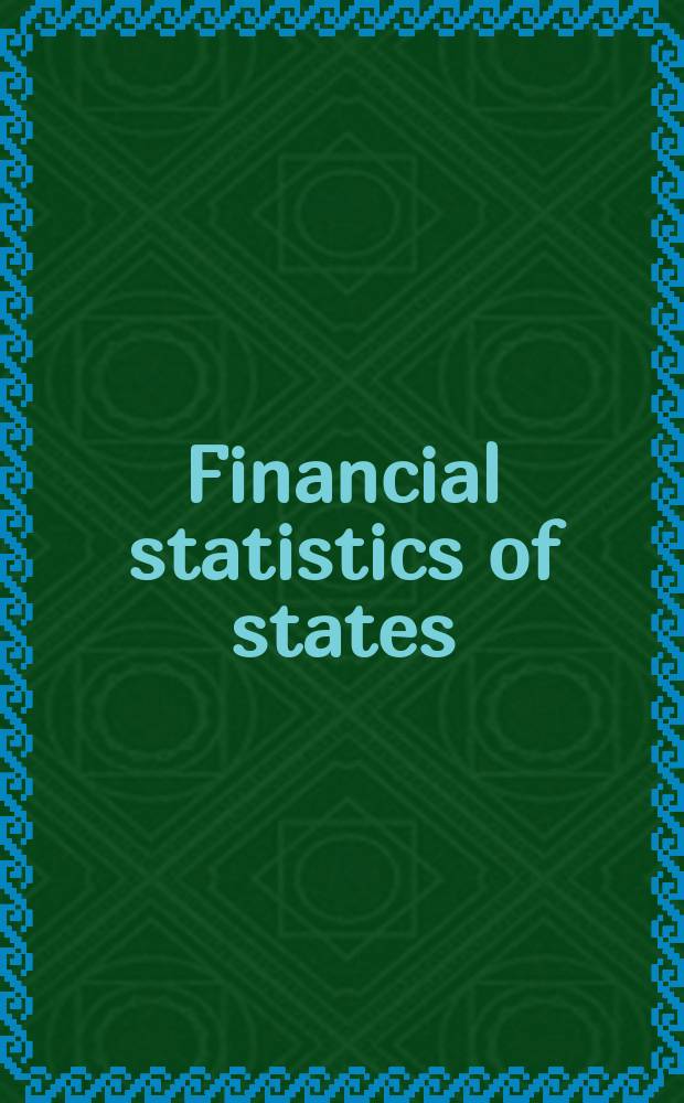 Financial statistics of states