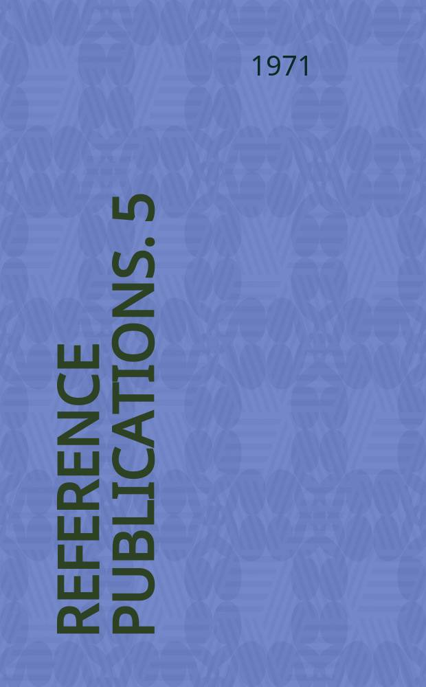 Reference publications. 5 : Comprehensive school in Finland